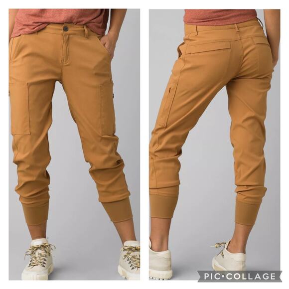 Prana Pants - Prana Sky Canyon Jogger Pants Gold Size 14